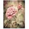 Designart - Vintage Pink Roses with Water Drops - Floral Art Canvas Print
